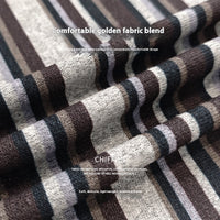 Striped Round Neck Bottoming Shirt Women's Loose T-shirt