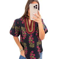 Women's Casual Simple Versatile V-Neck Chiffon Blouse