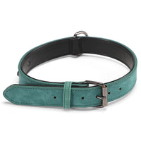 Pet Microfiber Leather Engraved Adjustable Anti-lost Collar