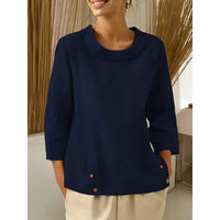 Stylish And Minimalist Womens Long Sleeve Top