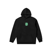 Fashion Printing Velvet Padded Hooded Sweatshirt