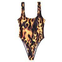 Swimsuit Women's Sexy Soft Bag Triangle One-piece Printed Bikini Swimsuit Bikini