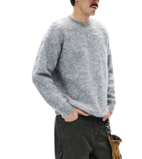 Men's Loose And Versatile Relaxed Laid-back Crewneck Knit Sweater