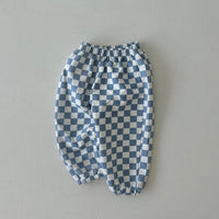 Neutral Wear Chessboard Plaid Pants