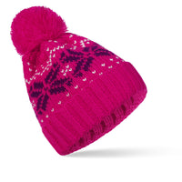 New Big Snowflake Christmas Woolen Hat Warm Hood Knitted Hat