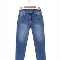 Womens Stretchy  Stylish Versatile Cropped Denim Jeans