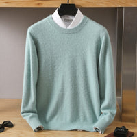 Thermal Head Cover Knit A Sweater Autumn And Winter Round Neck