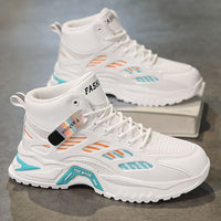 Men's Breathable High-Top Mesh Casual Sports Shoes