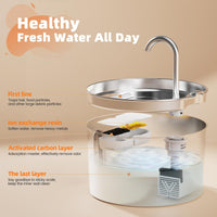 Pet Cat Stainless Steel Automatic Water Dispenser