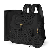 New Diaper Bag Backpack Multifunctional Quilted Diaper Bag