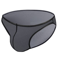 Men's Ice Silk Triangle Mid Waist Sexy Fashion Shorts