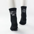 Casual Men And Women English Alphabet Socks In Tube Socks