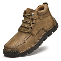 Men's Retro Casual Velvet Warm Cotton Shoes