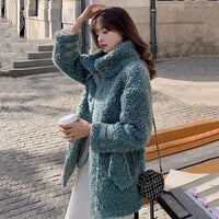 Autumn And Winter Mid-length Fur Fur One Coat