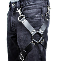 Leggings Leather Pants Fashion Leg Leather Accessories