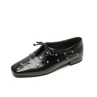 Leather Rivets Mary Jane Elegant Spring Leather Shoes