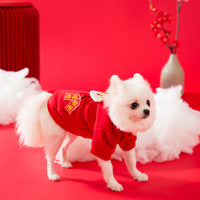 Kitty Clothes Thin Velvet Beckoning Cat Two-legged Sweater
