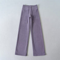 New Winter Fleece-lined, Extra-thick Warm Casual Straight-leg Pants