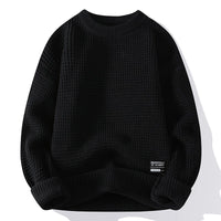 New Round Neck Thick Needle Men's Sweater Vintage Quality