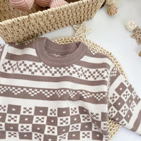 Korean Version Of Plaid Cardigan For Children
