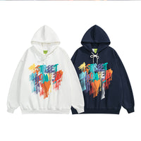 Couple Loose Long-sleeved Sweater Hooded Sweatshirt Men's Coat