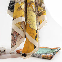 Elegant Silk Scarf Spring Matching Shirt
