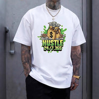 Printed Men's Summer Casual Short Sleeve Breathable T-shirt