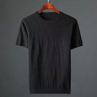 Fashionable Knitted Half Sleeve Men's Warm Sweater