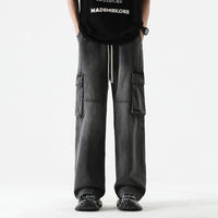Men's Retro Pocket Stitching Jeans
