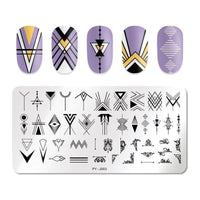 Nail Plate Printing Template Nail Transfer Printing Tool