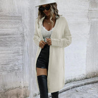 Autumn And Winter New Long Sweater Coat Knitted Cardigan
