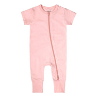 And Women's Baby Zipper Newborn Short-sleeved Romper Comfortable