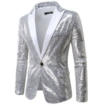 European And American Performance Dress Gold Sequined Suit