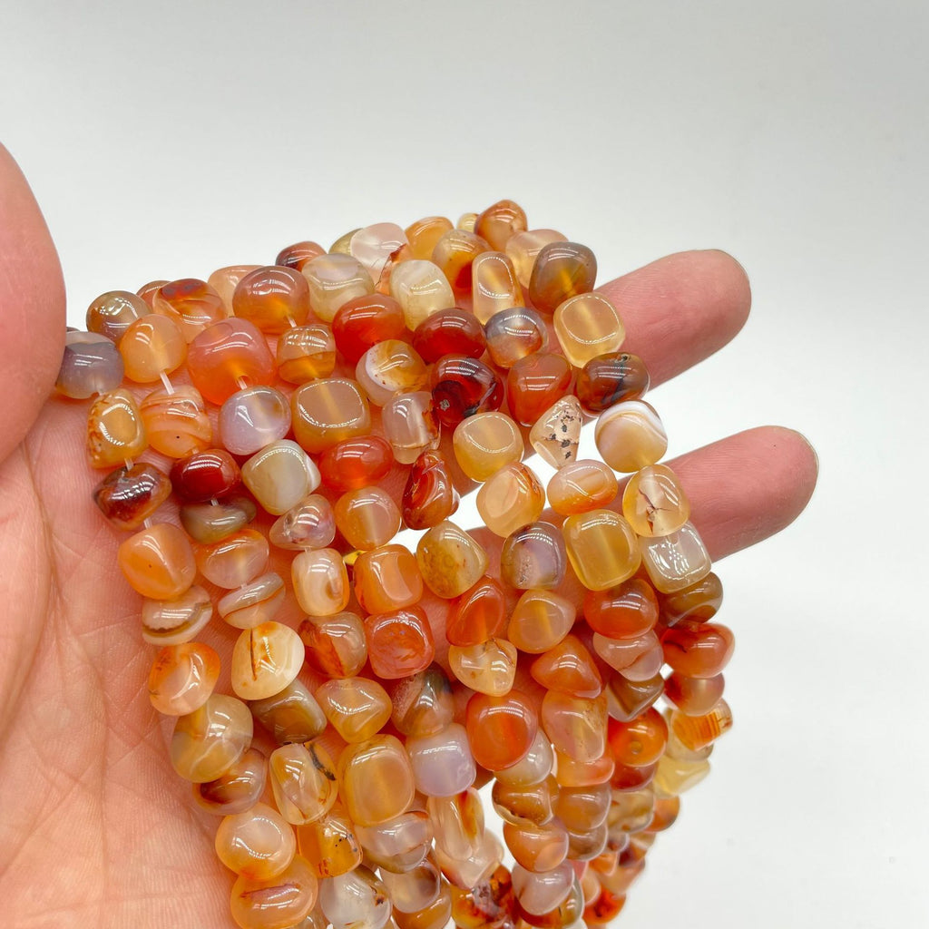 Natural Colored Agate Shaped Scattered Beads