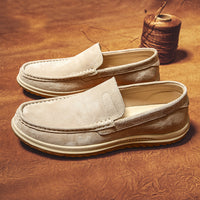 Spring And Summer Suede Gommino Men's Korean Fashion Shoes Breathable Comfortable Lazy Shoes Casual Shoes