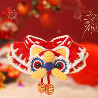 Cat Clothes New Year's Scarf Collar Autumn And Winter Kitten New Year's Festive Puppy Accessories Pet Scarf Dog Scarf