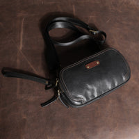 Men's Multi-functional Small Bag Cowhide Fanny Pack One Shoulder Cross-body