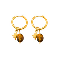 European And American New Amazonite Earrings Jewelry