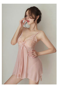 Erotic Lingerie Ladies Uniform Temptation Suspender Nightdress