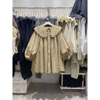 Plus Size New Full-figured Women's Blouse Long Sleeve Shirt Loose Slim Fit