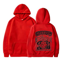 Hip Hop Cartoon Printed Long-sleeved Hoodie