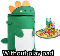 Felt Storage Bag Toy Play Mat 2 In 1 Pull Rope