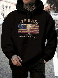 Men's Autumn And Winter Casual Loose Hooded Sweatshirt With