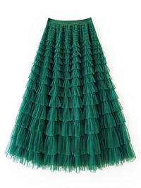 New Mesh Cake Skirt For Women Spring Style