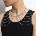 Fashion Exaggerated Multi-layer Tassel Men's Body Chain