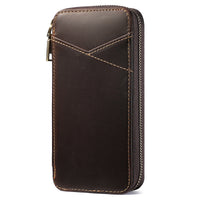 Student Pencil Case Made From Crazy Horse First-Layer Cowhide