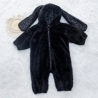 Cartoon Rabbit Baby Jumpsuit Plush Thickening