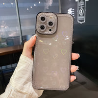 Diamond Frame Laser Love Phone Case