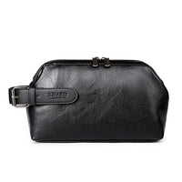 Large Capacity Business Casual Men's Soft Leather Handbag