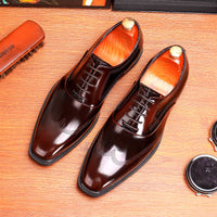 Men's Business Formal Casual British Leather Shoes